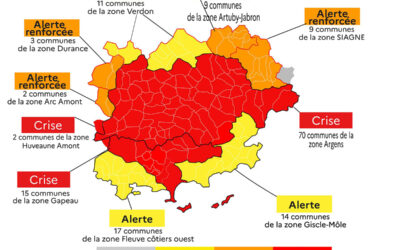 Zone Fleuves Côtiers Ouest-Var en ALERTE SÉCHERESSE