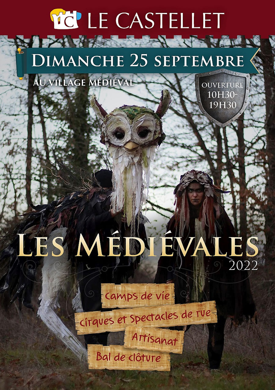 affiche medievales castellet 2022