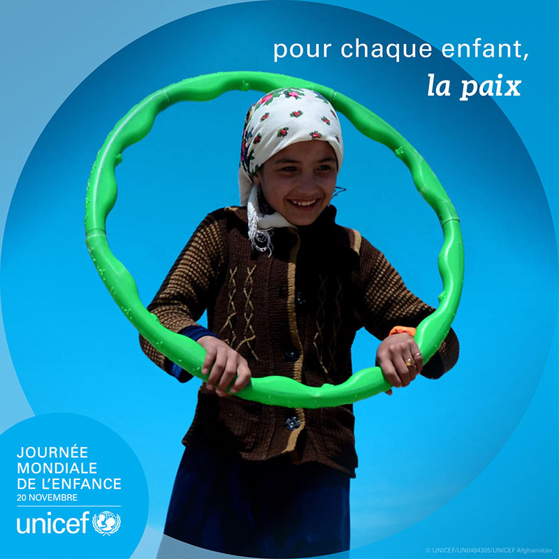 Journée mondiale de l'enfance 2022 : pour chaque enfant, la paix Journée mondiale de l'enfance 2022 : pour chaque enfant, la paix