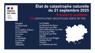 Reconnaissance catastrophe naturelle