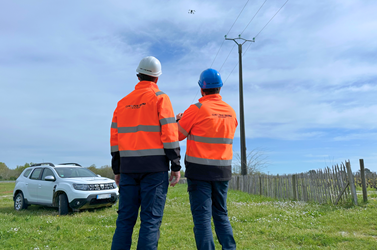 Survols de drone – Opérations ENEDIS